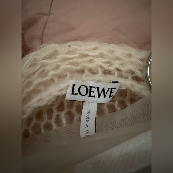 Loewe anagram mohair blend cardigan in size M - Picture 6 of 6